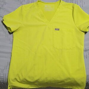 Figs Scrub Top Citrine size XS